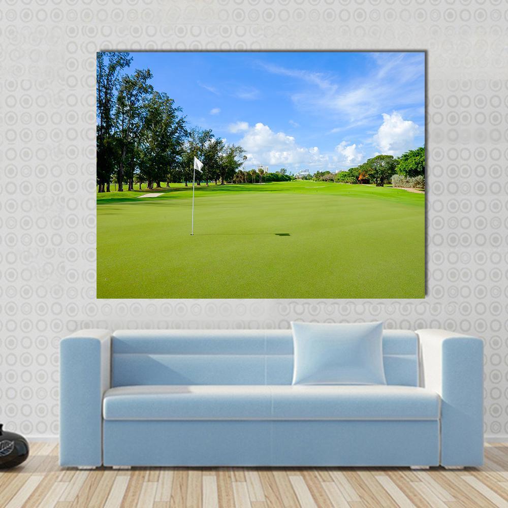 Golf Course Australia Canvas Wall Art-1 Piece-Gallery Wrap-48" x 32"-Tiaracle