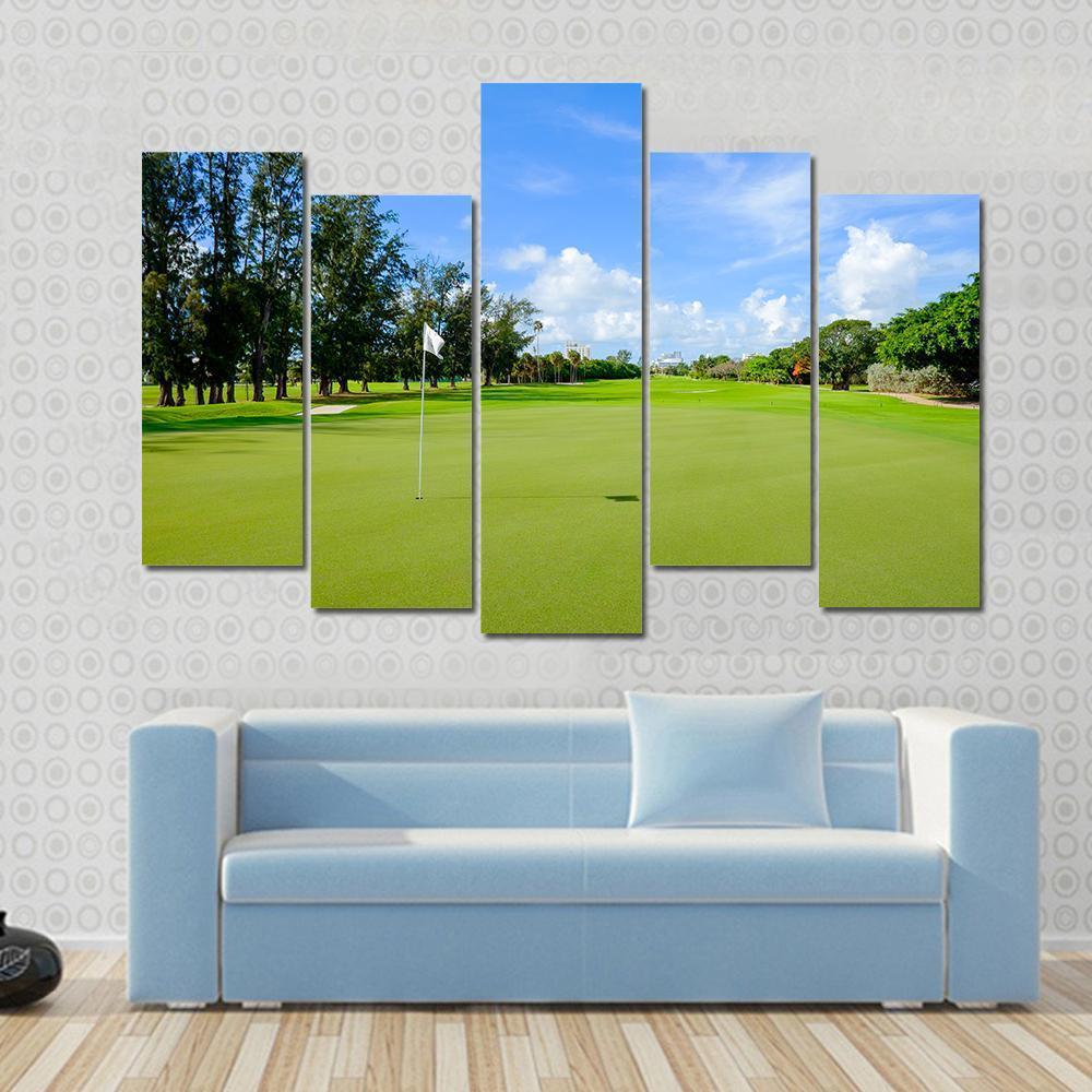 Golf Course Australia Canvas Wall Art-5 Pop-Gallery Wrap-47" x 32"-Tiaracle