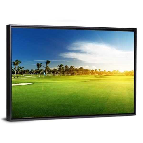 Golf Course Dominican Republic Canvas Wall Art-3 Horizontal-Gallery Wrap-25" x 16"-Tiaracle