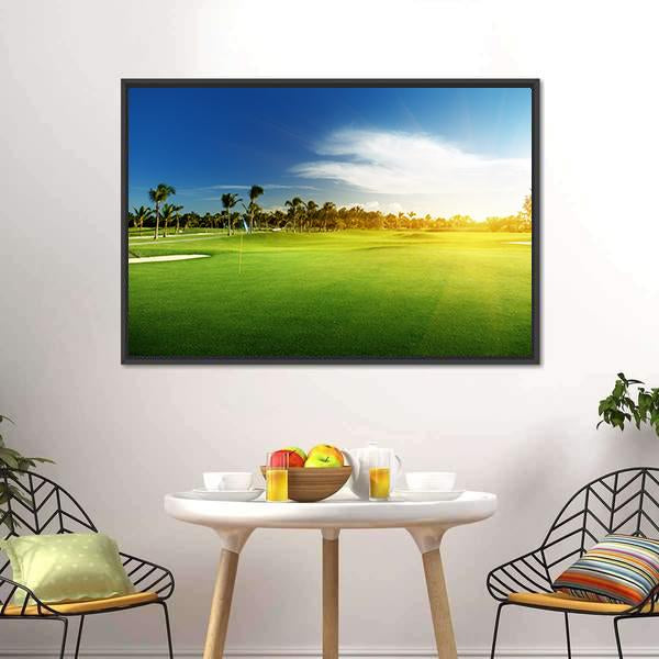 Golf Course Dominican Republic Canvas Wall Art-3 Horizontal-Gallery Wrap-25" x 16"-Tiaracle