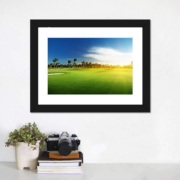 Golf Course Dominican Republic Canvas Wall Art-1 Piece-Framed Print-20" x 16"-Tiaracle