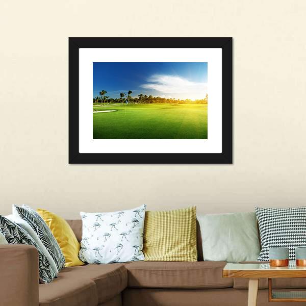 Golf Course Dominican Republic Canvas Wall Art-3 Horizontal-Gallery Wrap-25" x 16"-Tiaracle