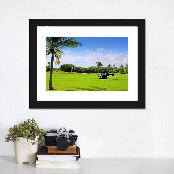 Golf Course Mexico Canvas Wall Art-1 Piece-Framed Print-20" x 16"-Tiaracle