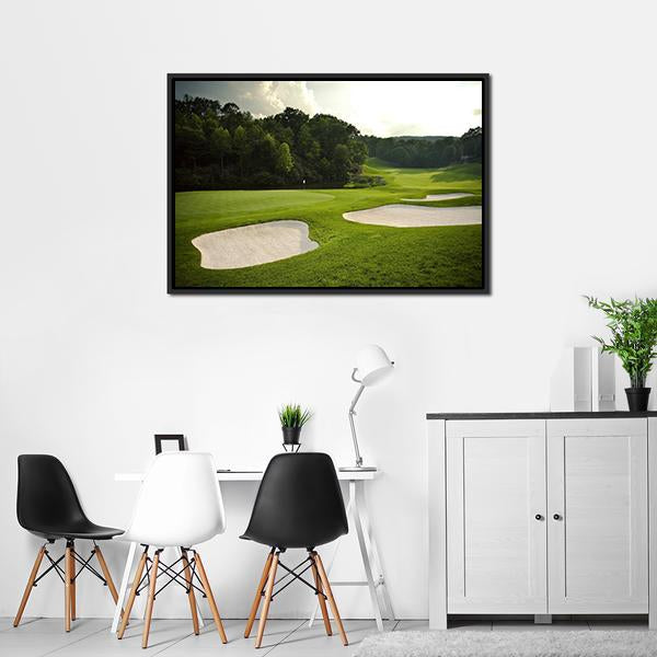 Golf Course Canvas Wall Art-3 Horizontal-Gallery Wrap-25" x 16"-Tiaracle