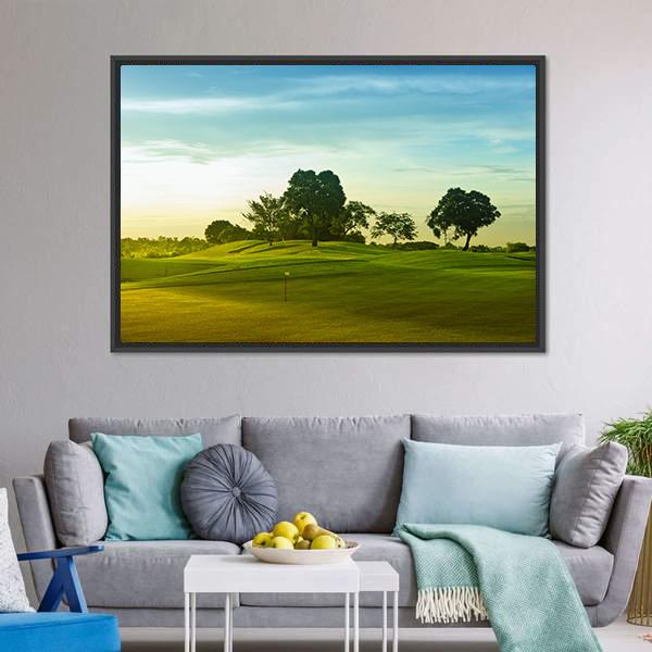 Golf Course Philippines Canvas Wall Art-3 Horizontal-Gallery Wrap-25" x 16"-Tiaracle