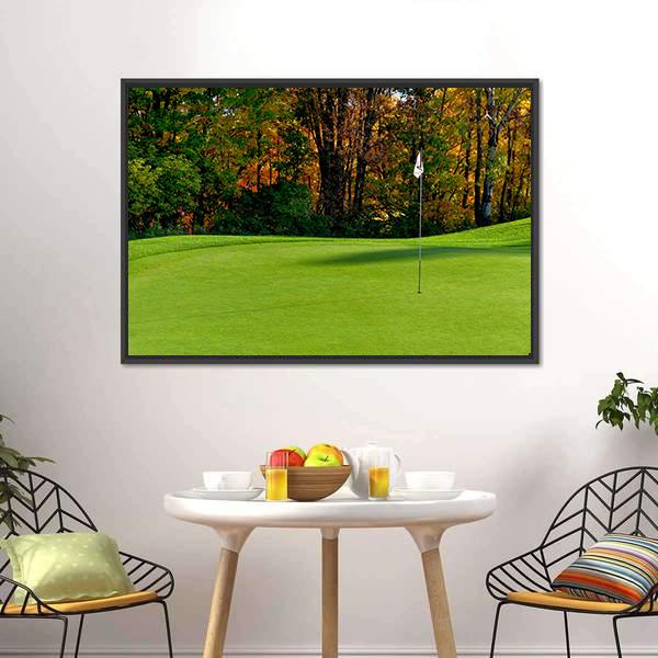 Golf Course Putting Green Canvas Wall Art-3 Horizontal-Gallery Wrap-25" x 16"-Tiaracle