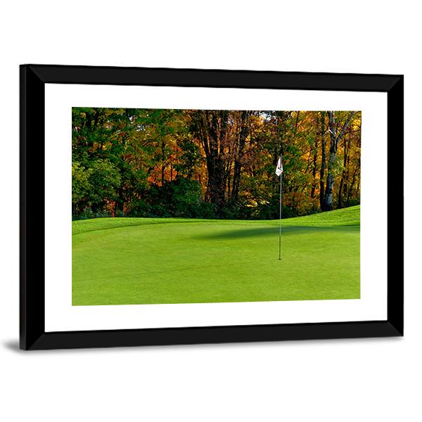 Golf Course Putting Green Canvas Wall Art-3 Horizontal-Gallery Wrap-25" x 16"-Tiaracle