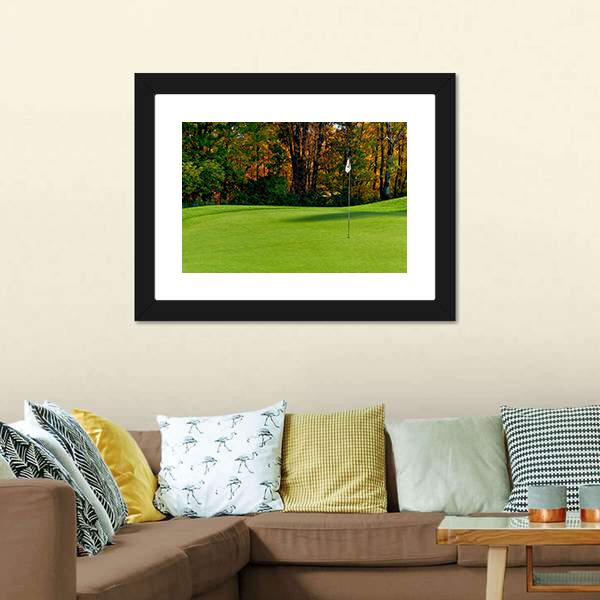 Golf Course Putting Green Canvas Wall Art-3 Horizontal-Gallery Wrap-25" x 16"-Tiaracle