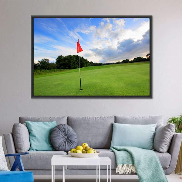 Golf Course Scotland Canvas Wall Art-3 Horizontal-Gallery Wrap-25" x 16"-Tiaracle