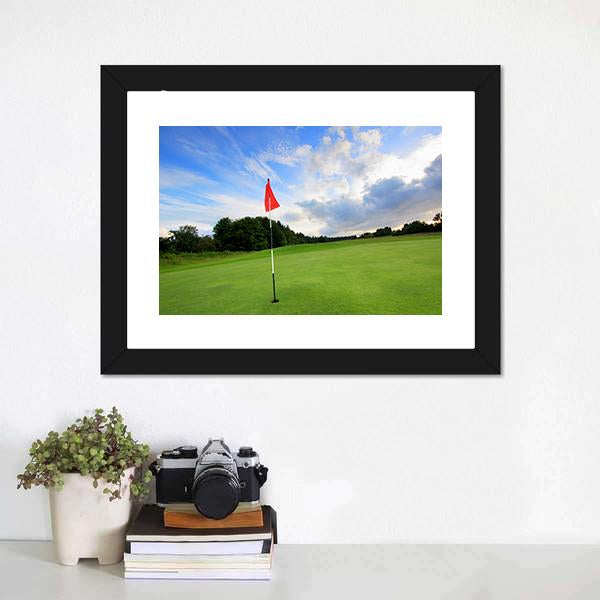 Golf Course Scotland Canvas Wall Art-1 Piece-Framed Print-20" x 16"-Tiaracle