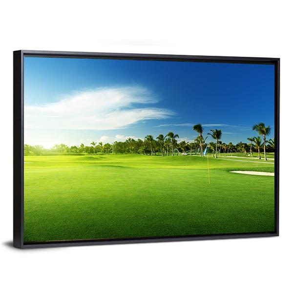 Golf Courses In Dominican Republic Canvas Wall Art-3 Horizontal-Gallery Wrap-25" x 16"-Tiaracle