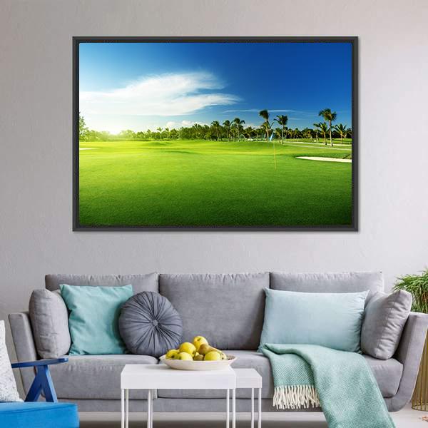 Golf Courses In Dominican Republic Canvas Wall Art-3 Horizontal-Gallery Wrap-25" x 16"-Tiaracle