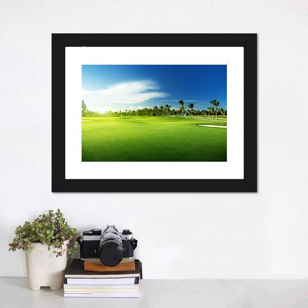 Golf Courses In Dominican Republic Canvas Wall Art-1 Piece-Framed Print-20" x 16"-Tiaracle