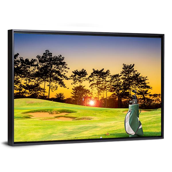 Golf Equipment Canvas Wall Art-3 Horizontal-Gallery Wrap-25" x 16"-Tiaracle