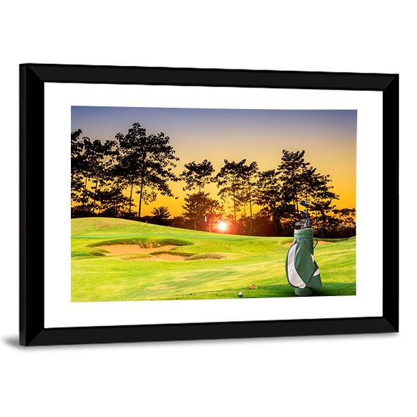 Golf Equipment Canvas Wall Art-3 Horizontal-Gallery Wrap-25" x 16"-Tiaracle