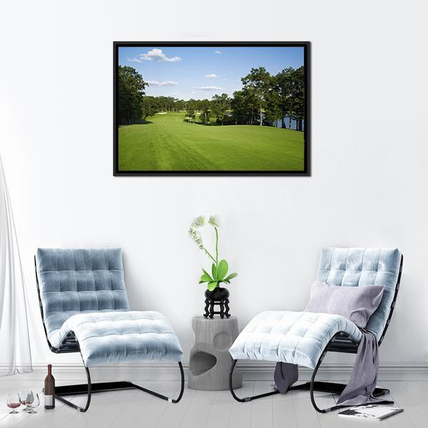 Golf Fairway Canvas Wall Art-3 Horizontal-Gallery Wrap-25" x 16"-Tiaracle