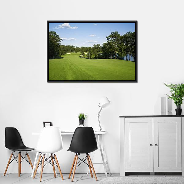 Golf Fairway Canvas Wall Art-3 Horizontal-Gallery Wrap-25" x 16"-Tiaracle