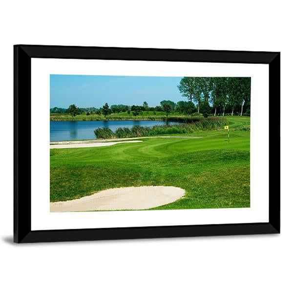 Golf Field Canvas Wall Art-3 Horizontal-Gallery Wrap-25" x 16"-Tiaracle