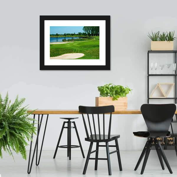 Golf Field Canvas Wall Art-3 Horizontal-Gallery Wrap-25" x 16"-Tiaracle