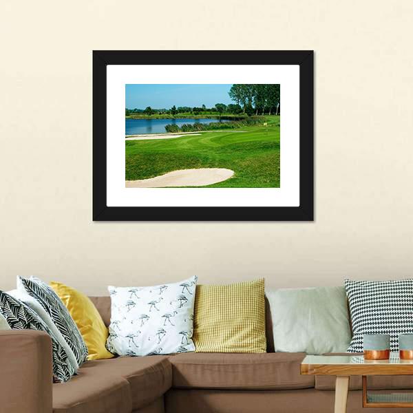 Golf Field Canvas Wall Art-3 Horizontal-Gallery Wrap-25" x 16"-Tiaracle