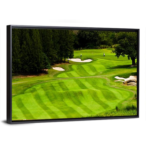 Golf Land Canvas Wall Art-3 Horizontal-Gallery Wrap-25" x 16"-Tiaracle