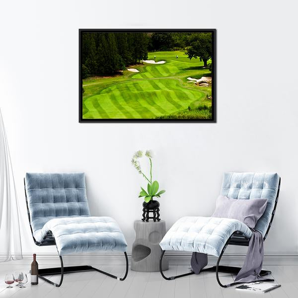 Golf Land Canvas Wall Art-3 Horizontal-Gallery Wrap-25" x 16"-Tiaracle