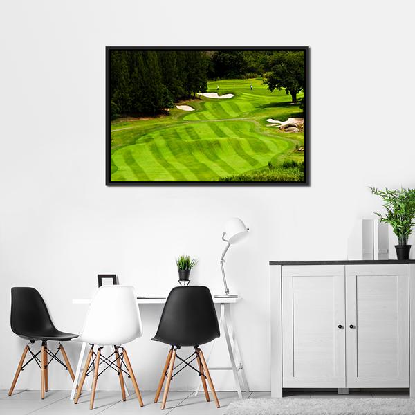 Golf Land Canvas Wall Art-3 Horizontal-Gallery Wrap-25" x 16"-Tiaracle