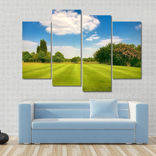 Golf Park Yorkshire UK Canvas Wall Art-4 Pop-Gallery Wrap-50" x 32"-Tiaracle