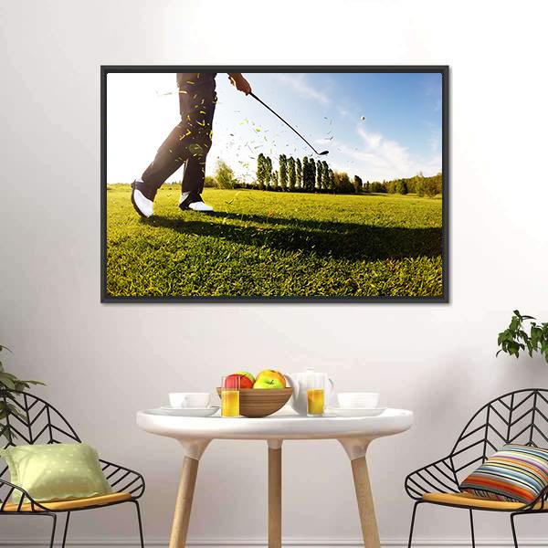 Golf Shot Canvas Wall Art-3 Horizontal-Gallery Wrap-25" x 16"-Tiaracle