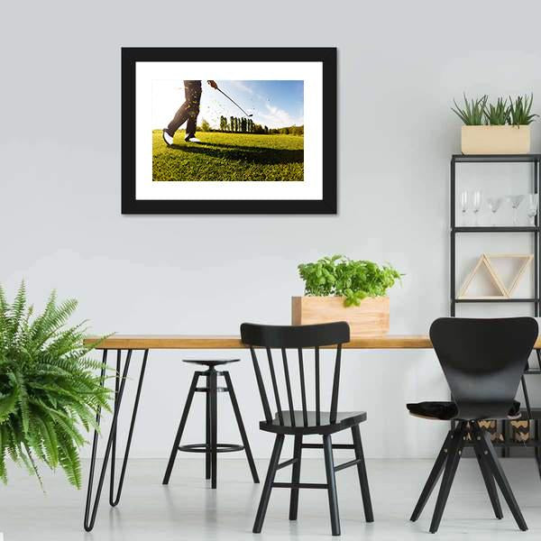 Golf Shot Canvas Wall Art-3 Horizontal-Gallery Wrap-25" x 16"-Tiaracle