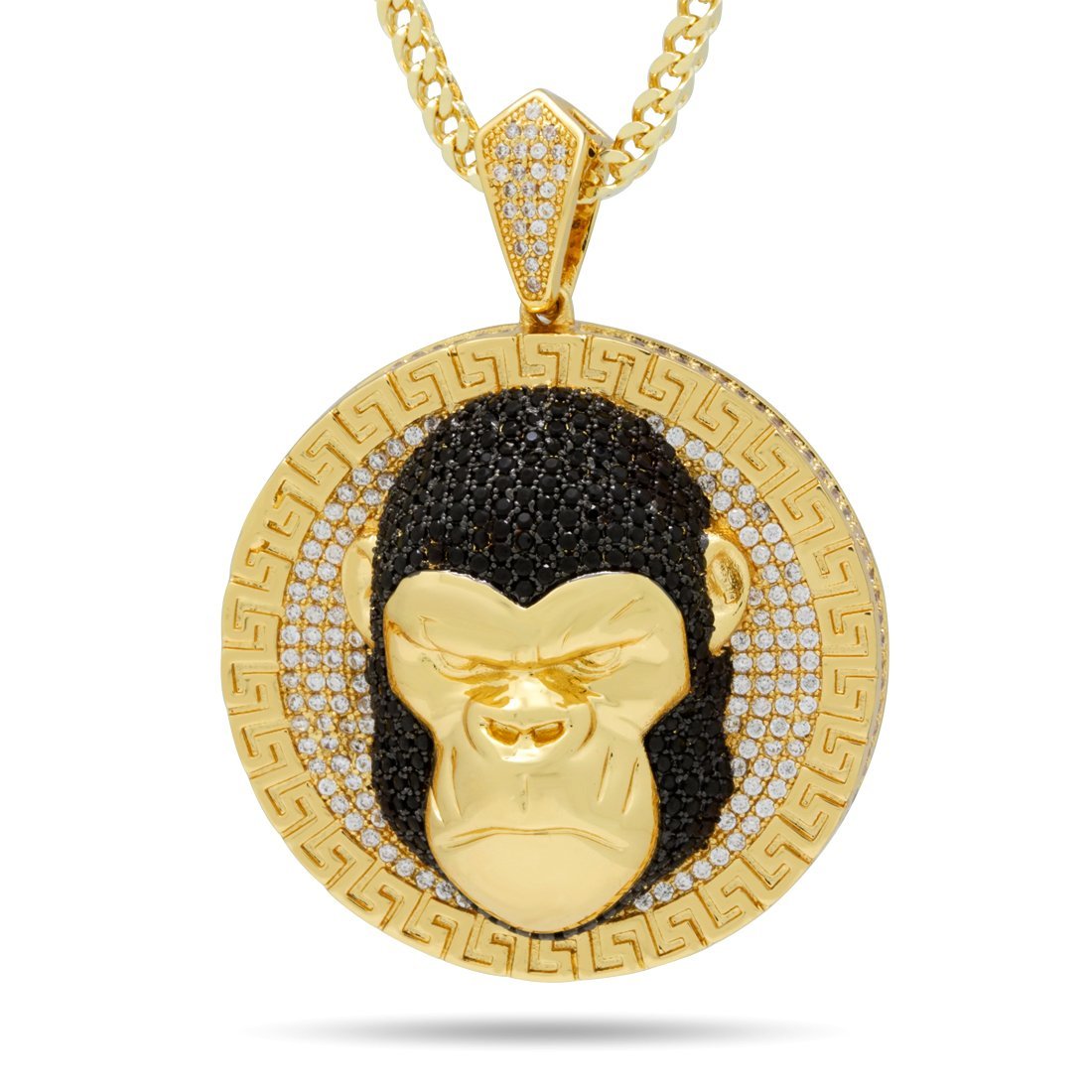 Gorilla Medallion Necklace