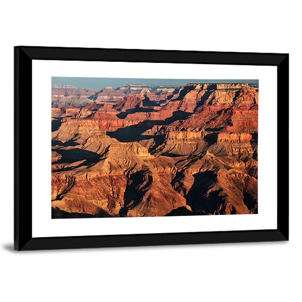 Grand Canyon At Sunrise Canvas Wall Art-3 Horizontal-Gallery Wrap-25" x 16"-Tiaracle