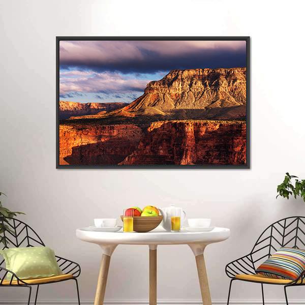 Grand Canyon National Park Canvas Wall Art-3 Horizontal-Gallery Wrap-25" x 16"-Tiaracle