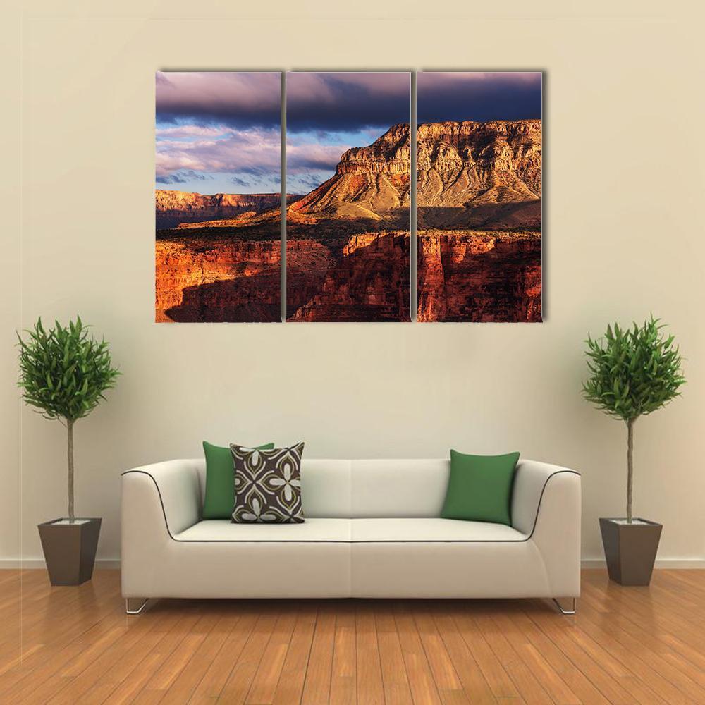 Grand Canyon National Park Canvas Wall Art-3 Horizontal-Gallery Wrap-37" x 24"-Tiaracle