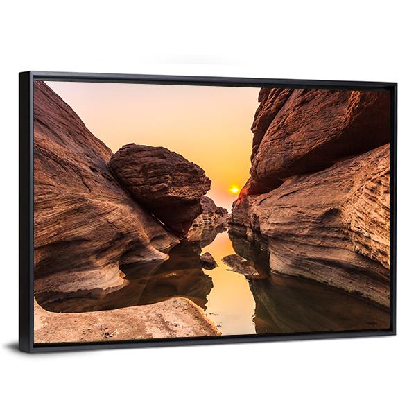 Grand Canyon Thailand Canvas Wall Art-3 Horizontal-Gallery Wrap-25" x 16"-Tiaracle