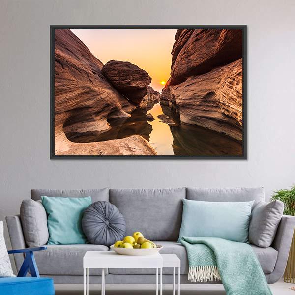 Grand Canyon Thailand Canvas Wall Art-3 Horizontal-Gallery Wrap-25" x 16"-Tiaracle