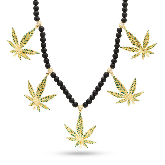 Grandmaster Cannabis Leaf Necklace