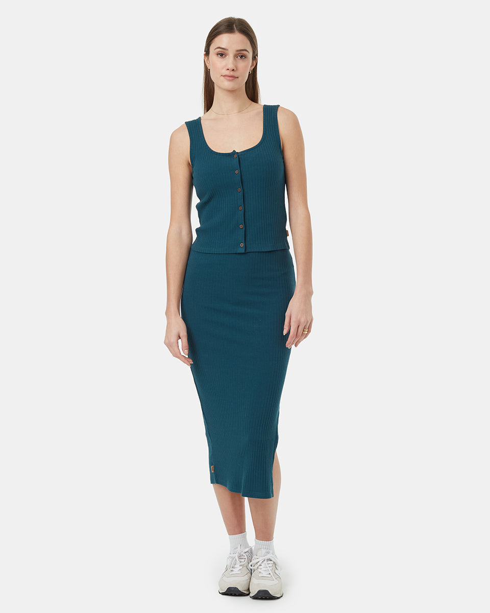 Rib Button Front Tank