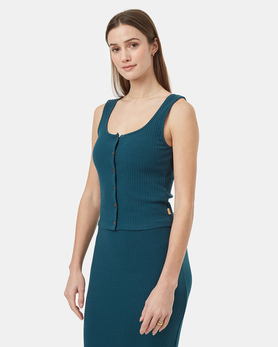 Rib Button Front Tank