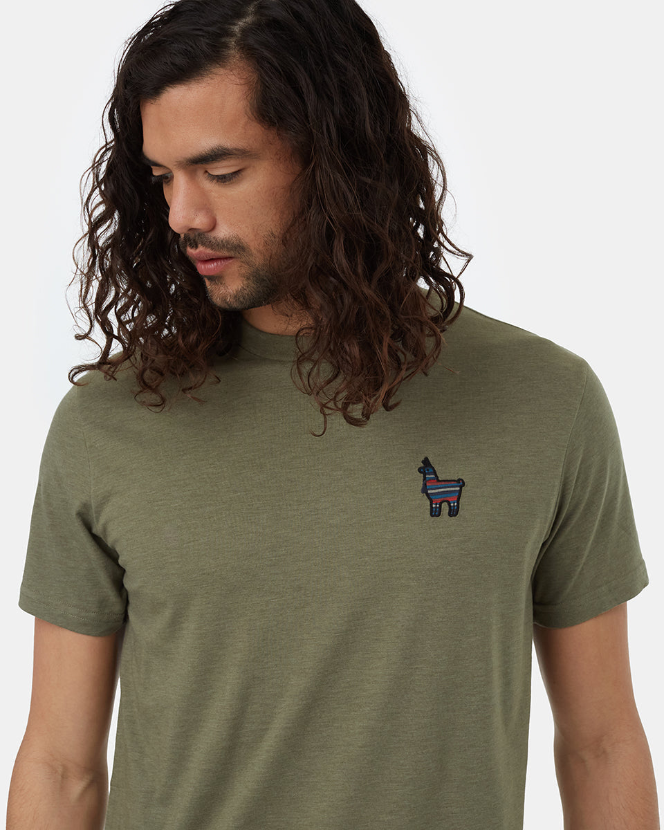Peru Embroidered Llama T-shirt