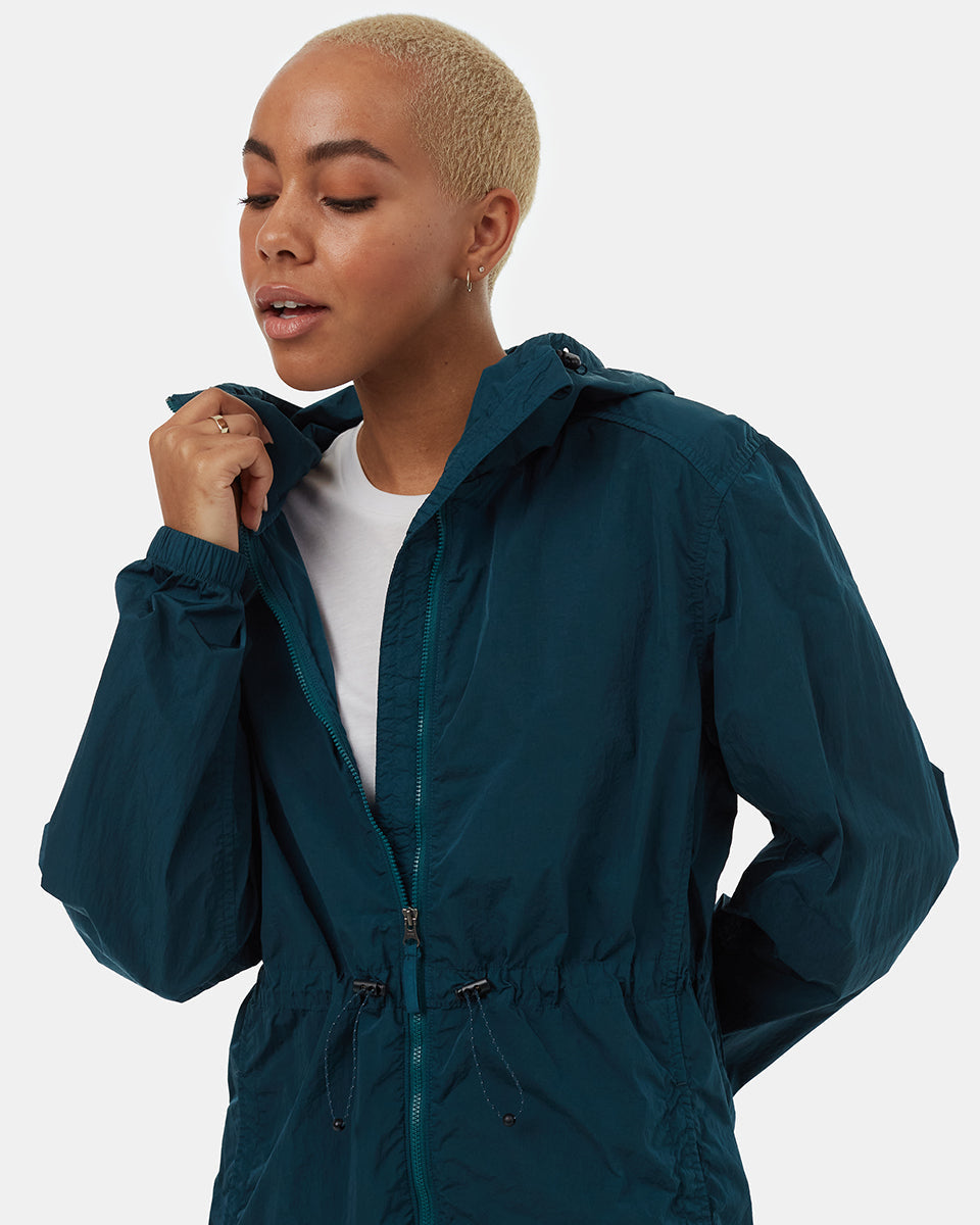 Recycled Nylon Long Jacket