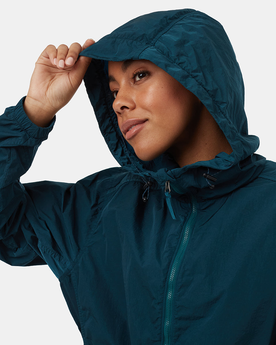 Recycled Nylon Long Jacket