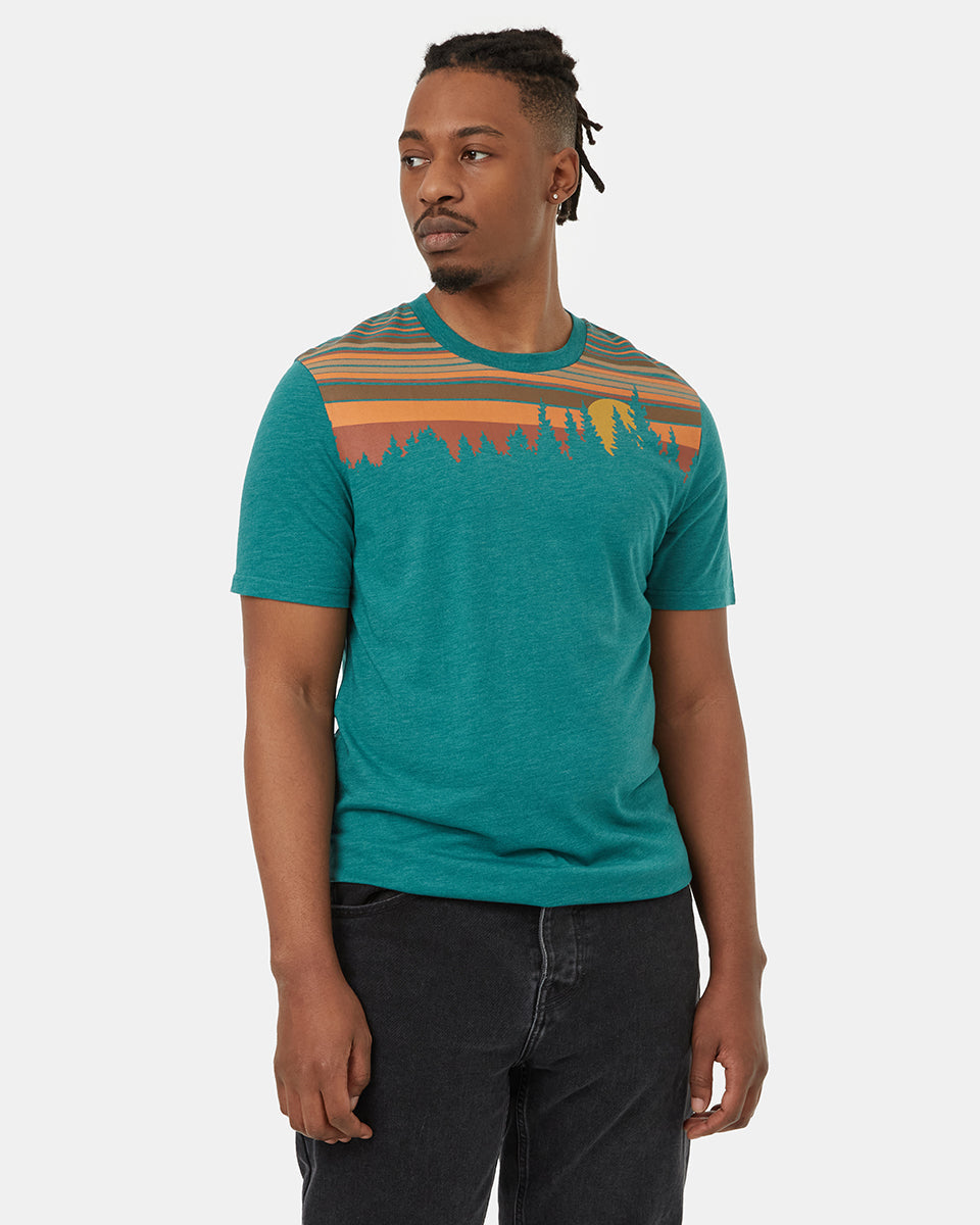 रेट्रो जुनिपर क्लासिक टी-शर्ट