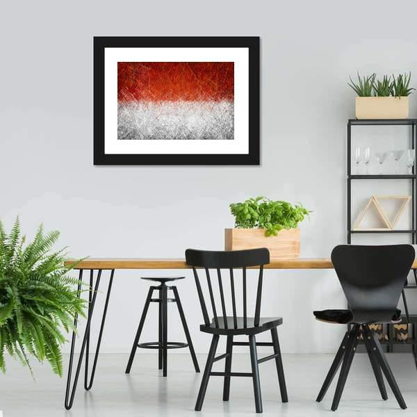 Grunge Monaco Flag Canvas Wall Art-3 Horizontal-Gallery Wrap-25" x 16"-Tiaracle