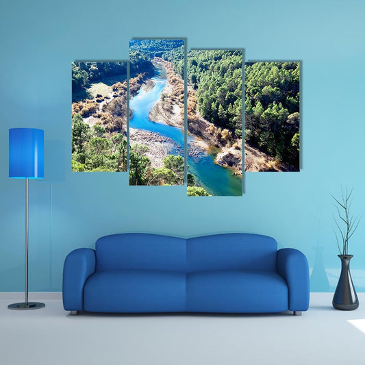 Guadalquivir River Spain Canvas Wall Art-4 Pop-Gallery Wrap-50" x 32"-Tiaracle
