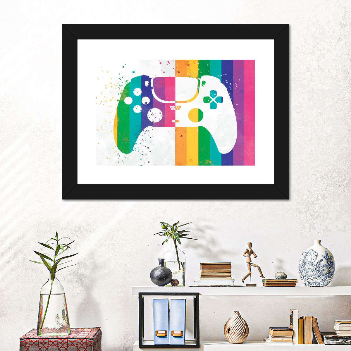 رینبو اسپلٹر کنٹرولر وال آرٹ