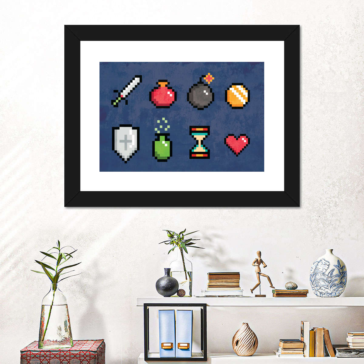 Minecraft -Ikonen Wandkunst