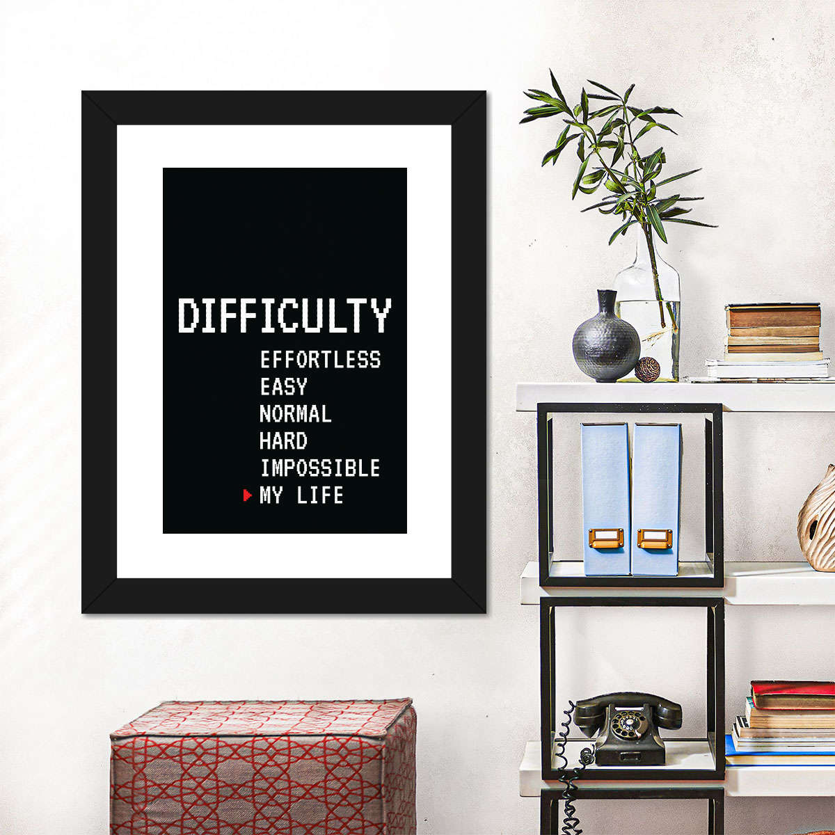 Schwierigkeitsgrad Wandkunst