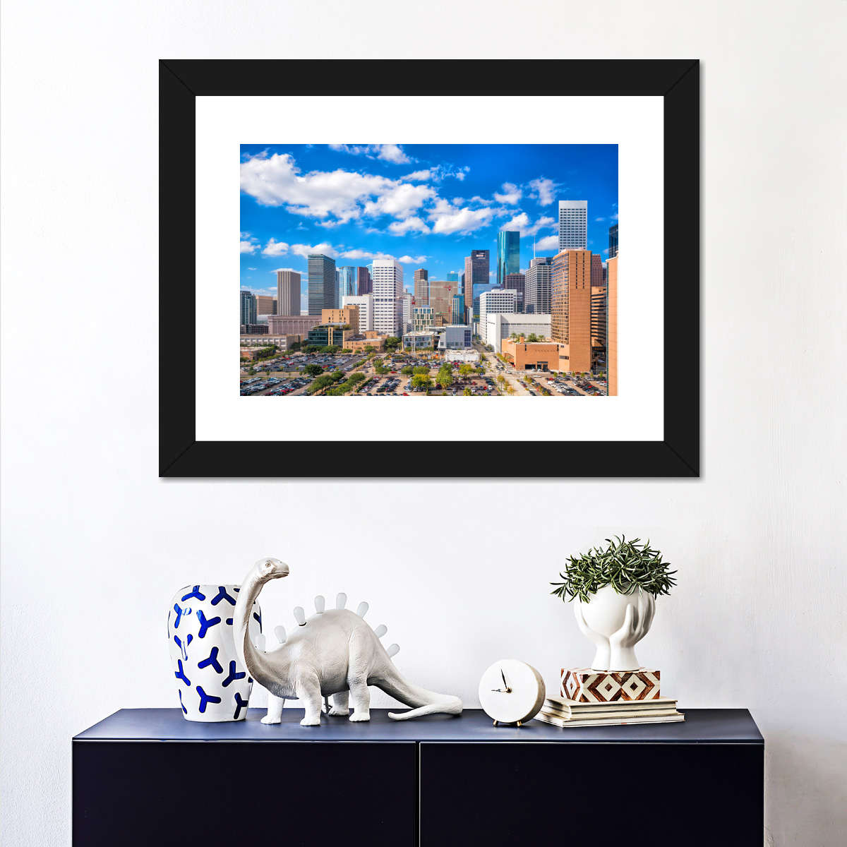 Downtown Houston Skyline Wandkunst