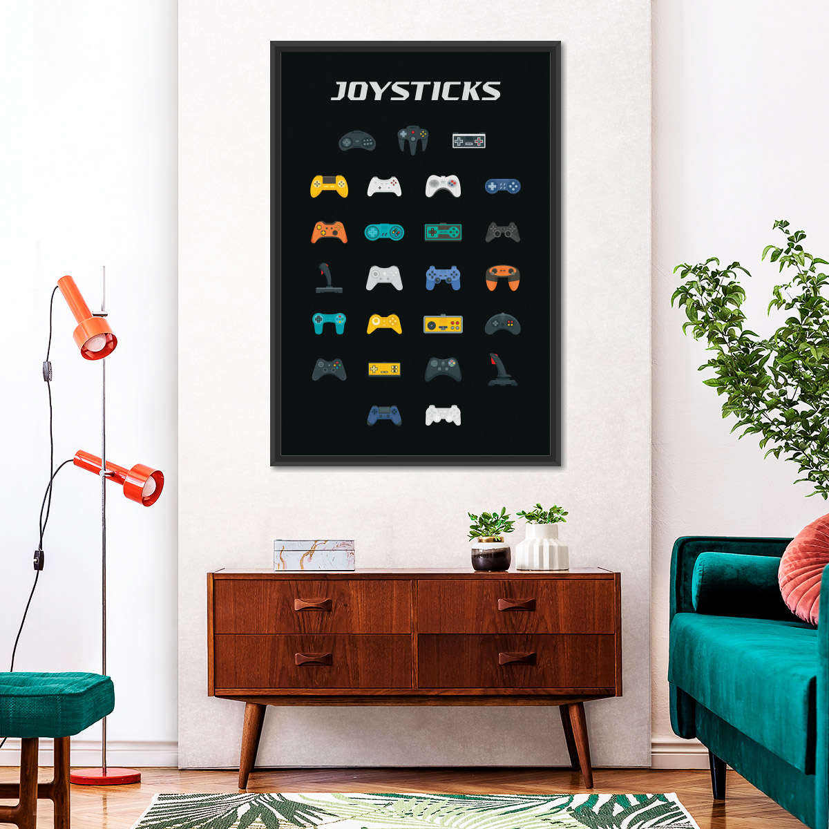 جوائس اسٹکس وال آرٹ